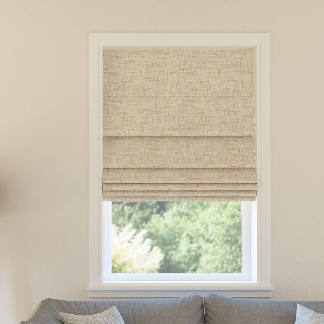 Sun Zero Somerton Thermal 100% Blackout Cordless Roman Shade